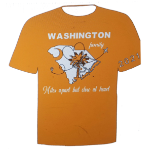 Washington Family Reunion - Design #1 (Orange)