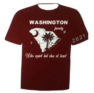 Washington Family Reunion - Design #1 (Burgundy)